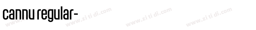 cannu regular字体转换 cannu regular字体转换